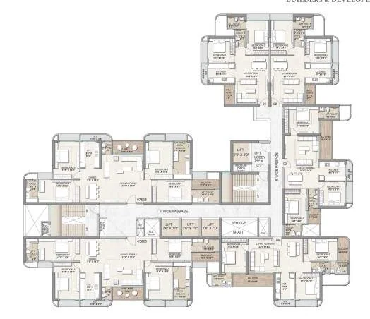 2 BHK Floor Plan