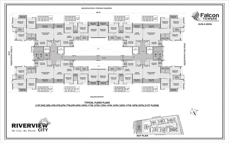 2 BHK Floor Plan