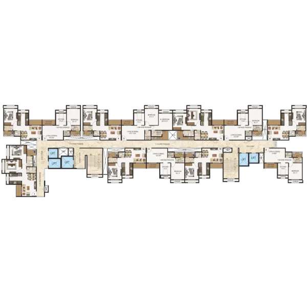 3 BHK Floor Plan