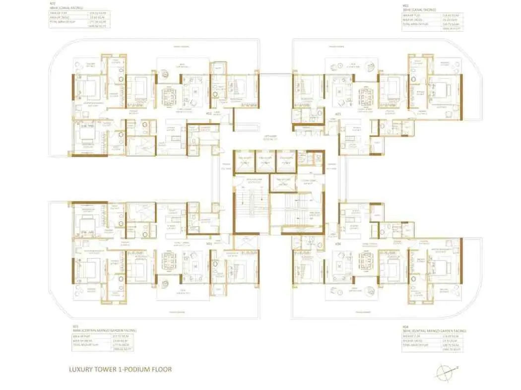 4 BHK Floor Plan